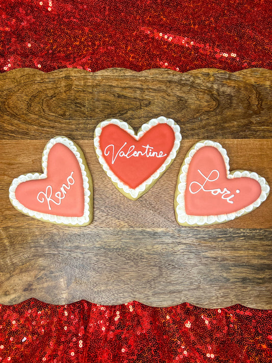 Valentines Day Custom Cookies